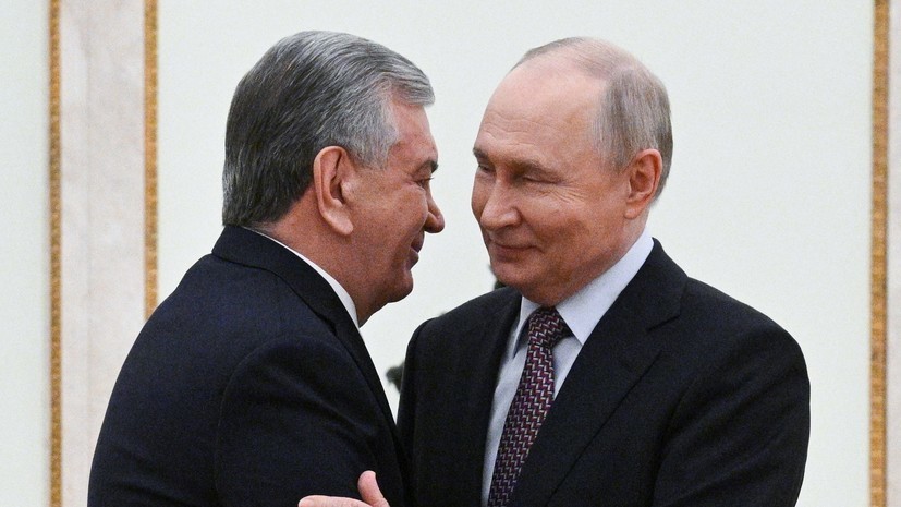 Ушаков: Путин и Мирзиёев 4 июня проведут в Петербурге встречу