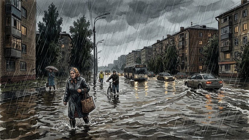 Люберцы затопило после сильного ливня