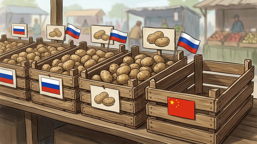 РИА Новости: Россия сократила импорт китайского картофеля