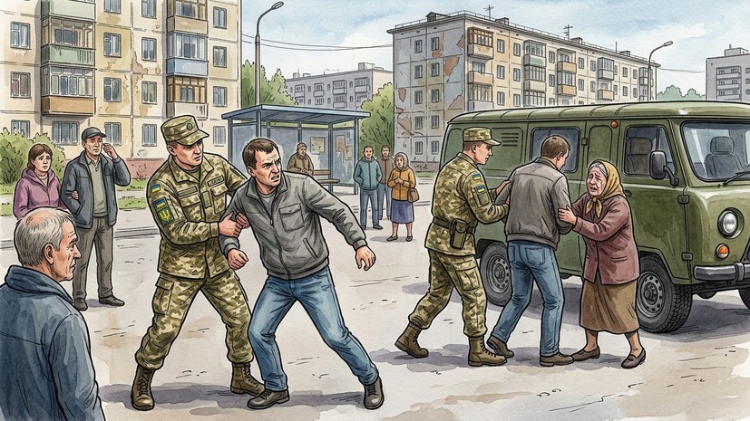 «Не хватает пушечного мяса»: как Украина реализует насильственную мобилизацию в ВСУ