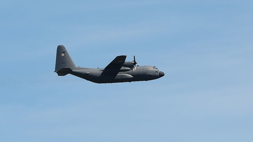 Американский военный самолёт C-130H Hercules объявил о ЧС в небе над Алабамой
