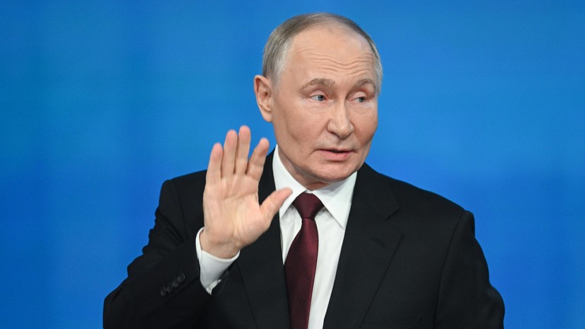 Путин: разговоры в Европе о подготовке войны с Россией — политическая шизофрения