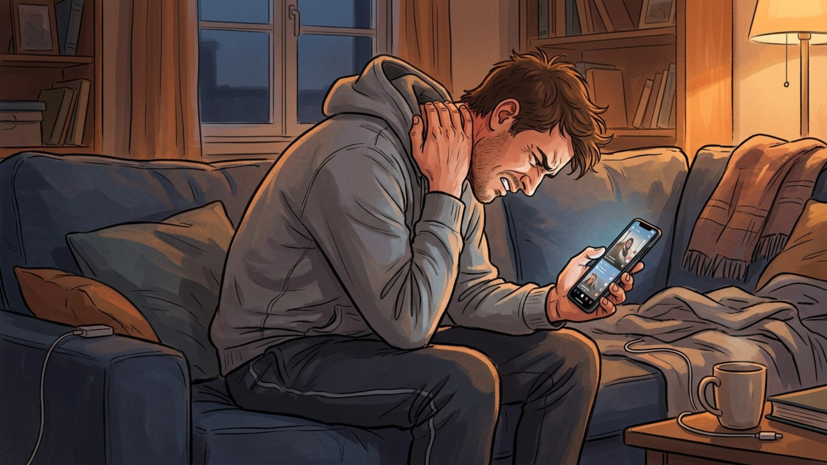 Врач Бушуева: просмотр ленты в телефоне приводит к перенапряжению мышц шеи